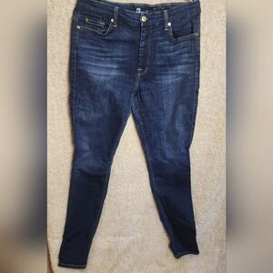 Dark Blue Denim Jeans